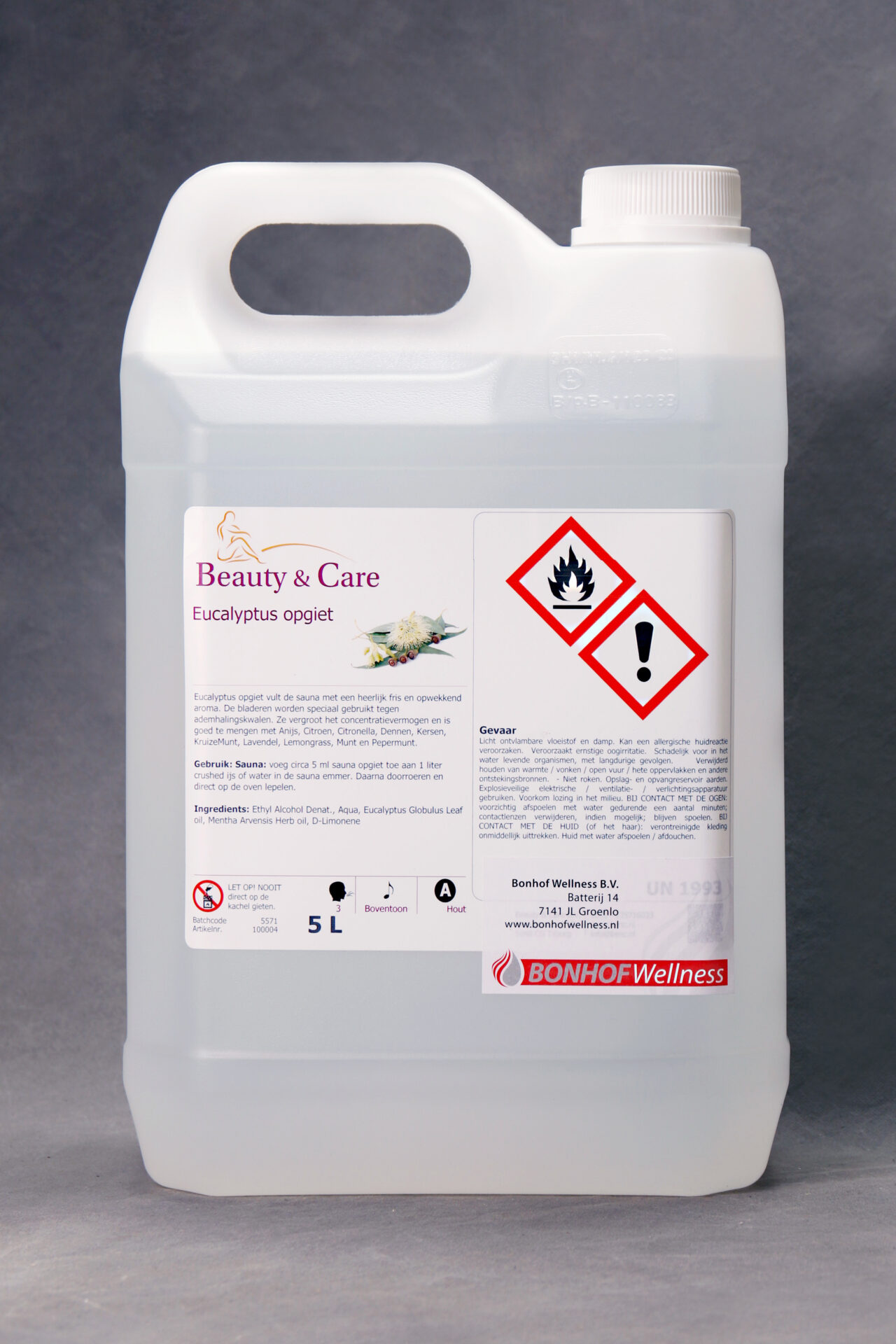 Sauna eucalyptus olie 5 liter