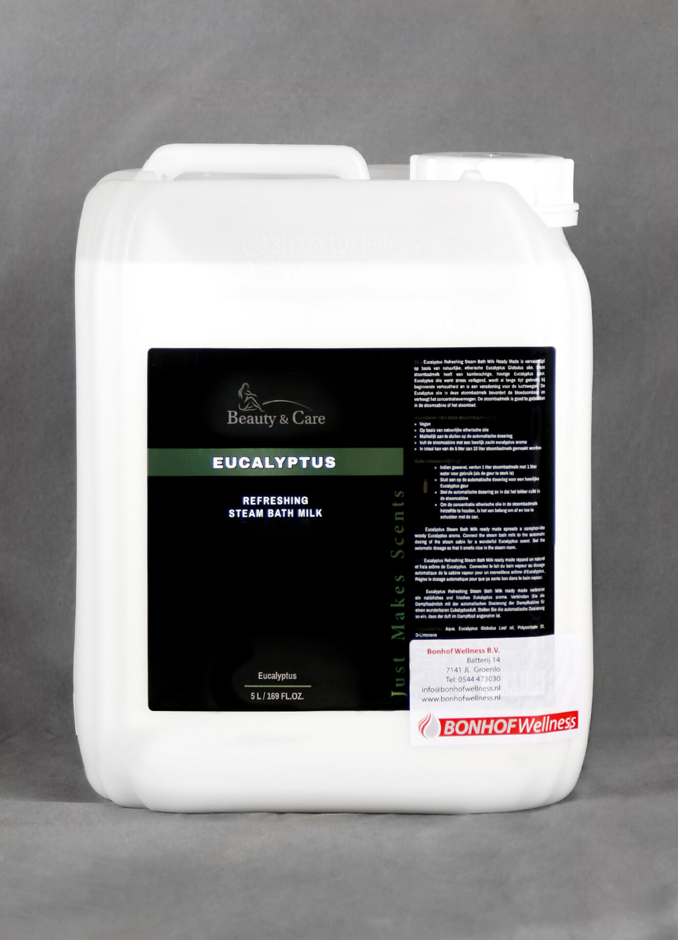 Eucalyptus melk voor het stoombad